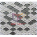 Grey Mix White Crystal and Ceramic Made Decoration Material Mosaic (CST212)